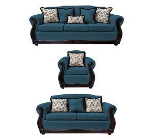 Living Con Resorte Estructural 8 Cuerpos 4+3+1 Gran Santi Chenille