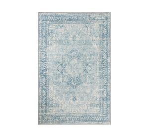 Alfombra Vintage azul 60x90 cm