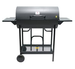Parrilla a carbón doble tambor Austin negro
