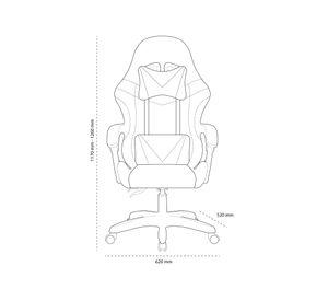 Silla gamer Skyrim negro