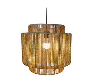 Lámpara colgar 40 W E27 1 Luz LED Beige Natural