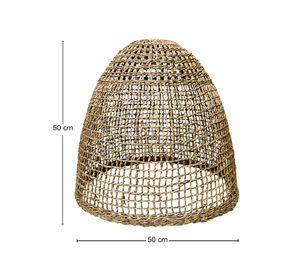 Lámpara colgar 40 W E27 1 Luz LED Beige Natural