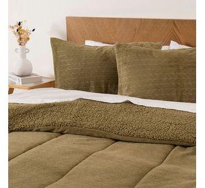 Plumon Coral Emboss King Verde Inv