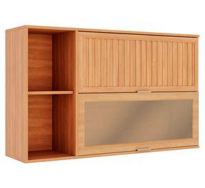 Mueble cocina Castaña canela/arena 217x270x52 cm
