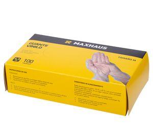 Guante vinilo M 100 unidades