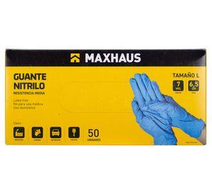 Guante nitrilo L azul 50 unidades