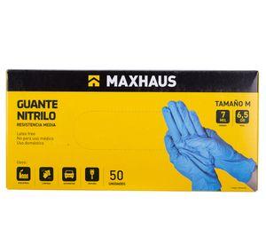 Guante nitrilo M azul 50 unidades
