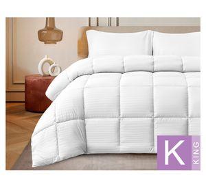 Plumón Embossed blanco King