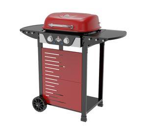 Parrilla eléctrica Manhattan E2B Red rojo/negro 2300W