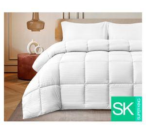 Plumón Embossed blanco Súper King