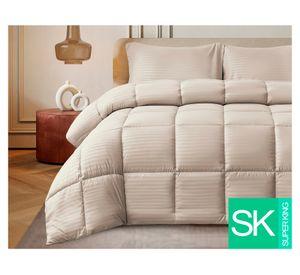 Plumón Embossed beige Súper King