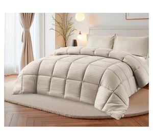 Plumón Embossed beige Súper King