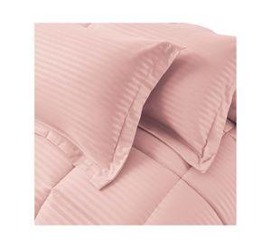 Plumón Embossed rosado King