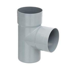 Tee sanitario gris 110x110 mm