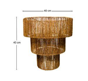 Lámpara colgante 40 W E27 1 Luz LED P001 beige oscuro