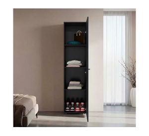 Clósets 1 puerta Dreams wengue 170x40x40.2 cm