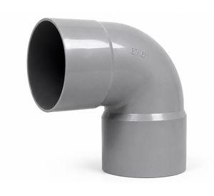 Codo sanitario gris 87.5° 110 mm