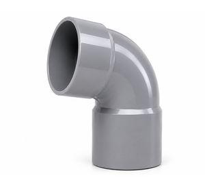 Codo sanitario gris 87.5° 40 mm