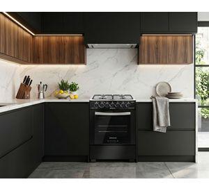 Cocina híbrida CH-600NG 4 quemadores gas licuado