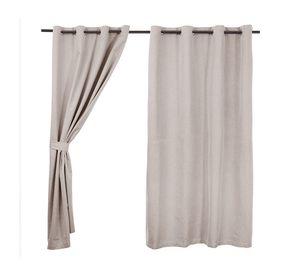 Cortina blackout Romana 140x220 cm gris claro