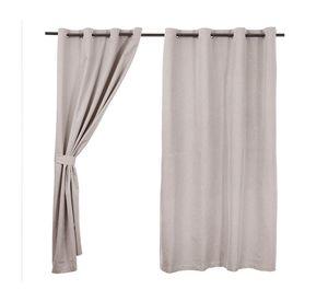 Cortina blackout Romana 140x220 cm gris
