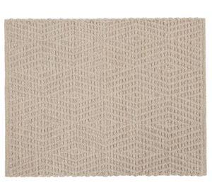 Alfombra Tejida trama greige 60x90 cm