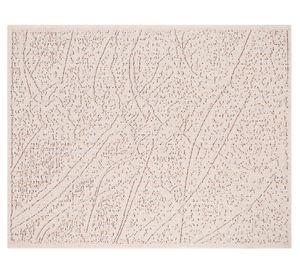 Alfombra Phoenix 12643A beige 54x90 cm