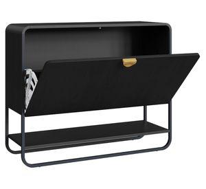 Zapatero Organizador Luna negro 75x93x30.3 cm