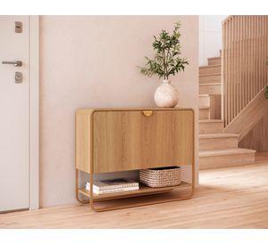 Zapatero organizador Luna natural 75x93x30.3 cm