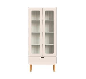 Vitrina Aura off white 180x80x37.8 cm