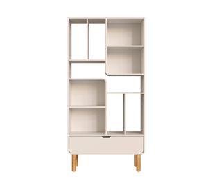 Estante Aura off white 180x90x37.5 cm