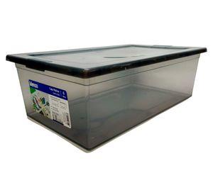 Caja organizadora Mybox gris polipropileno 6 litros