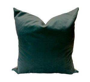 Cojín Atmosphera Home poliéster verde oscuro 50x50 cm