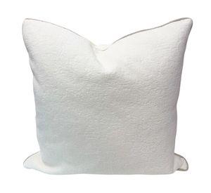 Cojín Atmosphera Home poliéster blanco invierno 50x50 cm