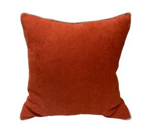 Cojín Atmosphera Home poliéster terracota 50x50 cm