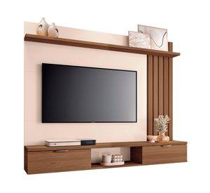 Panel TV 55" Mónaco castaño off white