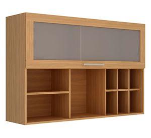 Mueble aéreo reversible TM1104 café 80x31.8x120 cm