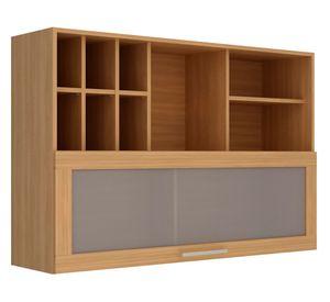Mueble aéreo reversible TM1104 café 80x31.8x120 cm