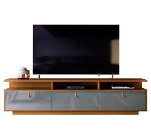 Rack TV 75" Marroco café/gris