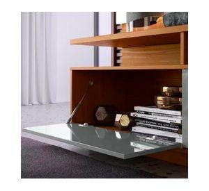 Rack TV 75" Marroco café/gris