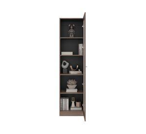Vitrina Home E6 avellana/wengue 4 Repisas 180.6x45x31.3 cm