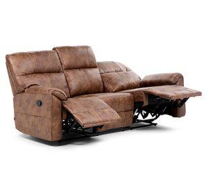 Sofá reclinable 3 cuerpos Tolosa camel