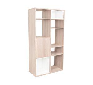 Biblioteca Momi 120x61.6x30 cm bardolino/blanco