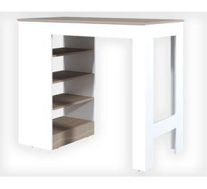 Isla cocina Greer blanco/positano 124x42x109 cm