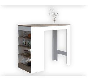 Isla cocina Greer blanco/positano 124x42x109 cm