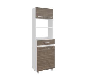 Mueble microondas Luna blanco 106x29x194 cm