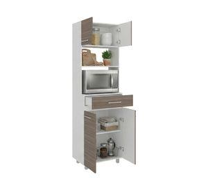 Mueble microondas Luna blanco 106x29x194 cm