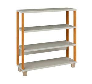 Arrimo Yulton 92x89.5x29 cm blanco/canela