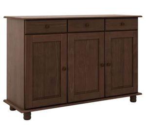 Buffet Santa Fe caoba 1 repisa 85.5x128.4x43 cm