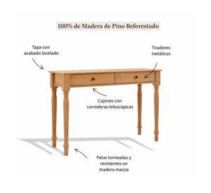 Arrimo Santa Fe 80x120x40 cm nogal